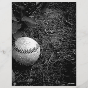 Lámina Letterhead de béisbol