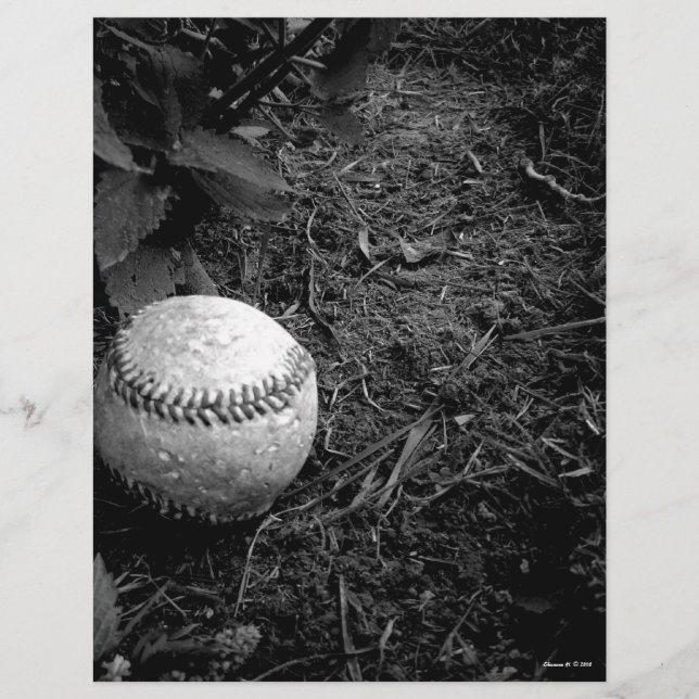 Lámina Letterhead de béisbol (Anverso)