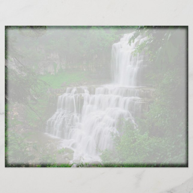 Lámina Letterhead de cascada (Anverso)