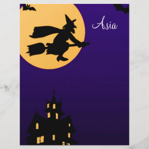 Lámina Letterhead de Halloween en Asia