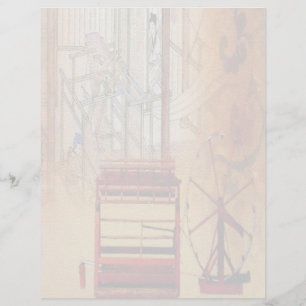 Lámina Letterhead de la rueda giratoria china