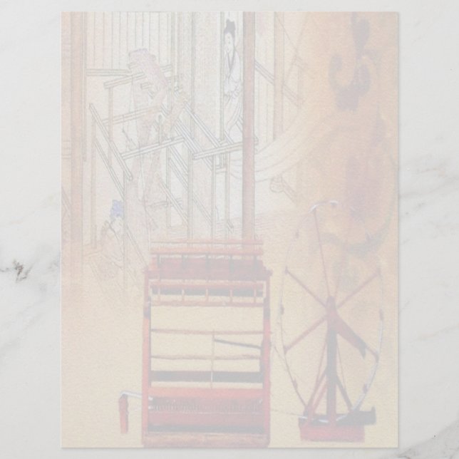 Lámina Letterhead de la rueda giratoria china (Anverso)