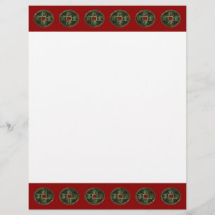 Lámina Letterhead de monedas chinas