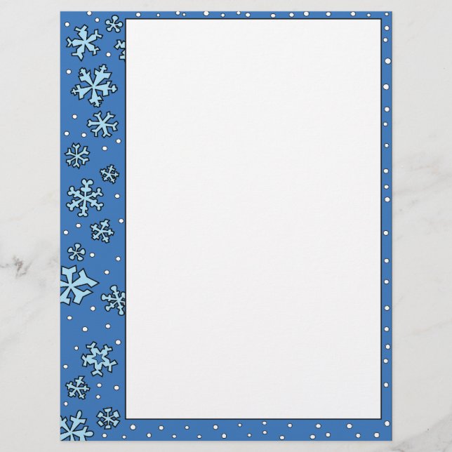 Lámina Letterhead de Snowflake (Anverso)
