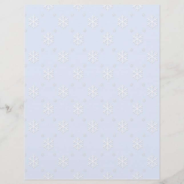 Lámina Letterhead de Snowflake (Anverso)