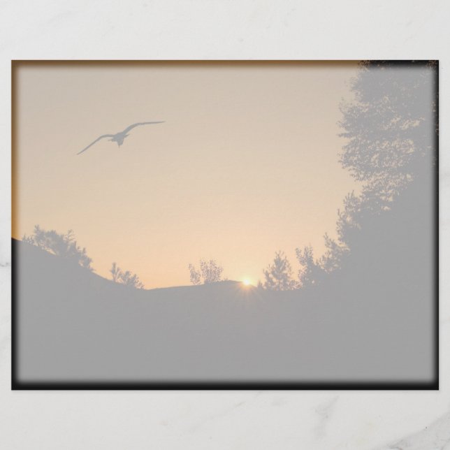 Lámina Letterhead de Sunset (Anverso)
