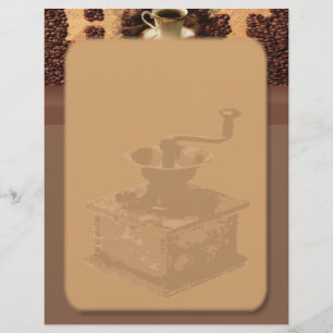 Lámina Letterhead del café tostado
