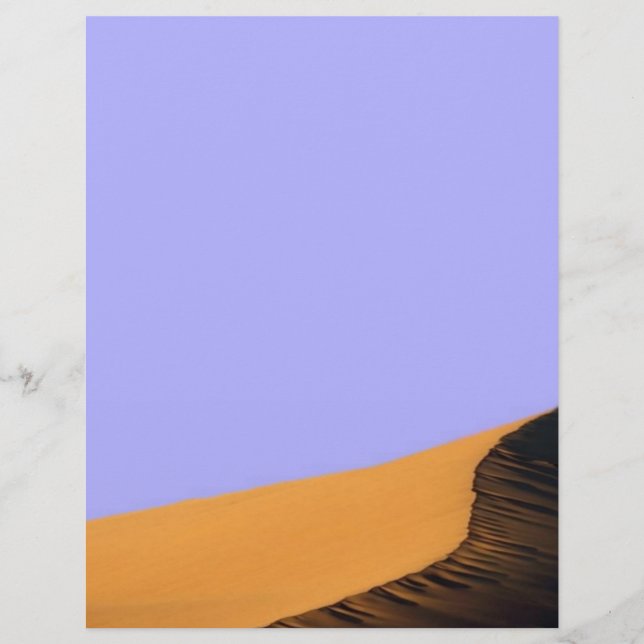 Lámina Letterhead del desierto (Anverso)