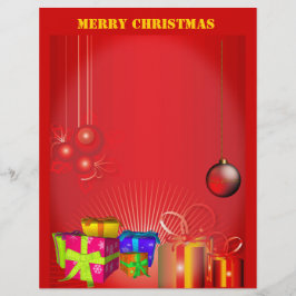 Lámina Letterhead Merry Christmas