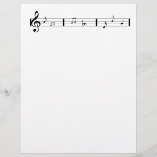 Lámina Letterhead musical