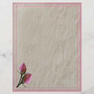 Lámina Letterhead rosa