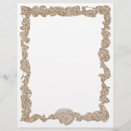 Lámina Leyenda de huellas digitales - Marrón