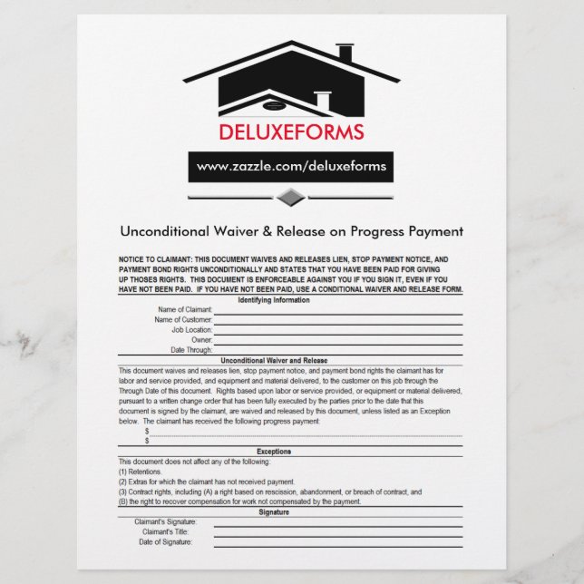 Lámina Liberación de exención incondicional del techo neg (Anverso)