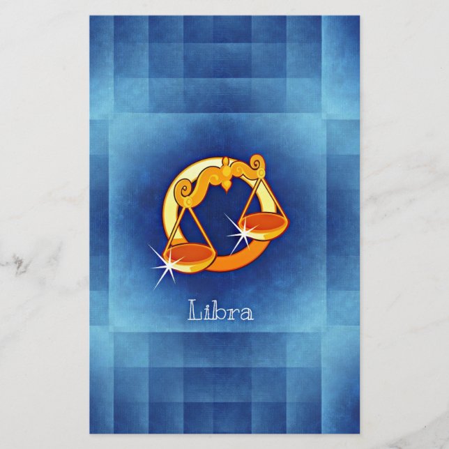 Lámina libra horoscope (Anverso)