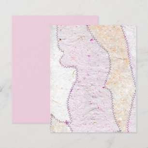 Lámina Libreta de recortes cosida a mano de color rosa la