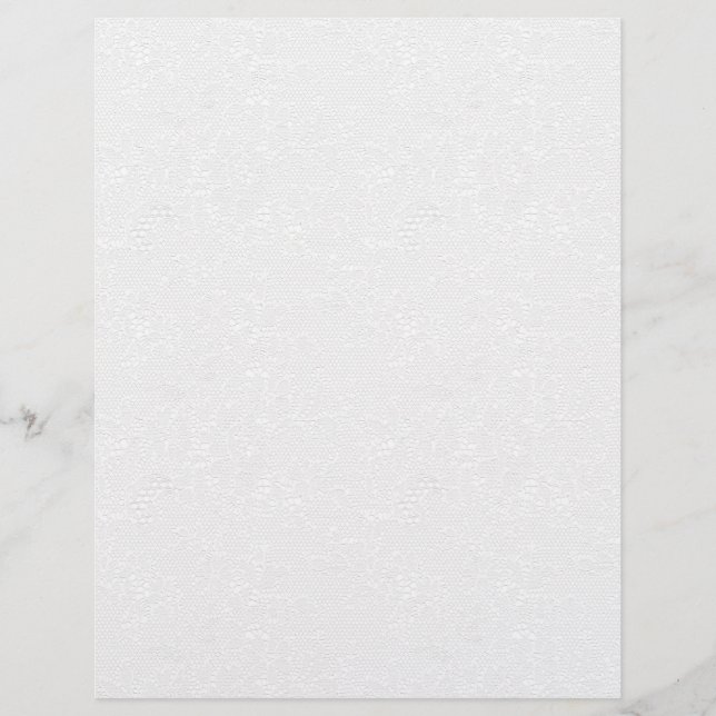 Lámina Libro blanco sobre artes de encaje blanco y papel  (Anverso)