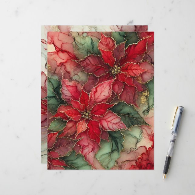 Lámina Libro clásico de puntiagudas de tinta de alcohol (Anverso/Reverso In Situ)