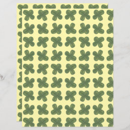 Lámina Libro de carátulas del patrón de los shamrock real