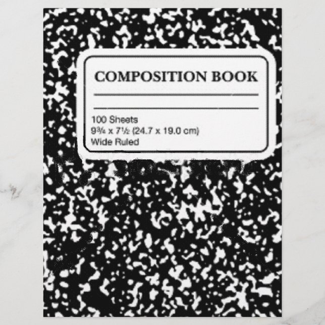 Lámina Libro de composición (Anverso)