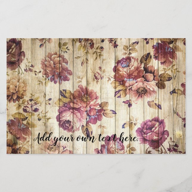 Lámina Libro de cuaderno de notas sobre el país ruso rosa (Anverso)