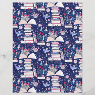 Lámina Libro de cuento de hadas Castillo Papel de cartón 