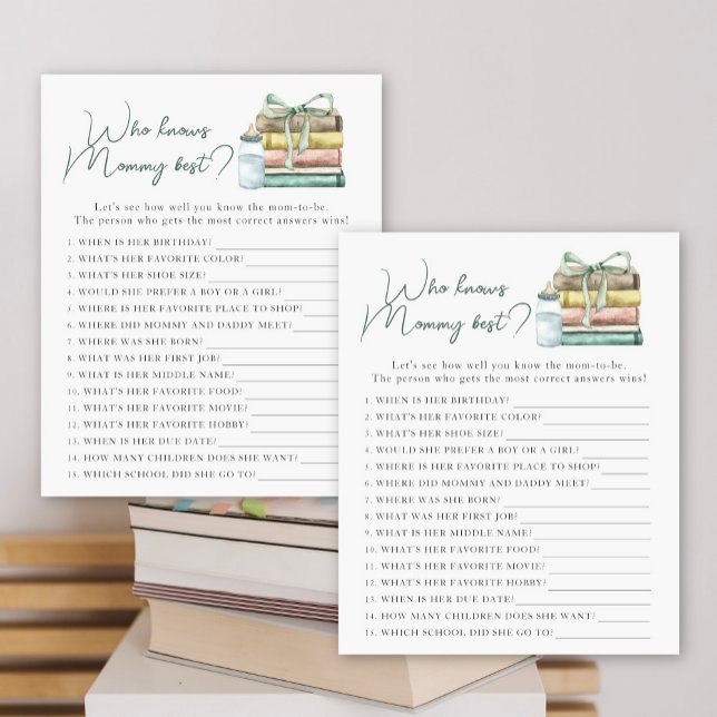 Lámina libro de cuentos ducha bebé - Quién conoce mejor a (Subido por el creador)