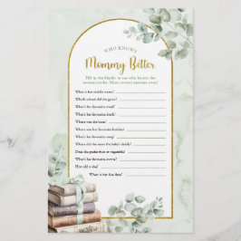 Lámina Libro de cuentos verde que conoce a mamá mejores j