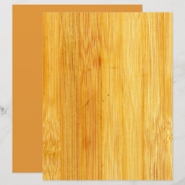 Lámina Libro de fondo de Bamboo Wood Scrapbook