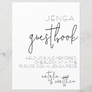 Lámina Libro de invitados simple