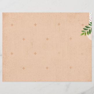 Lámina Libro de notas de arte de fondo minimalista