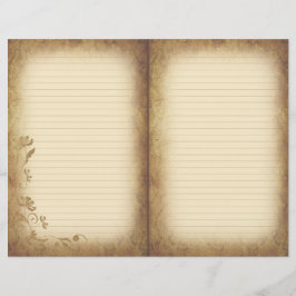 Lámina Libro de notas sobre la vejez y el estilo victoria