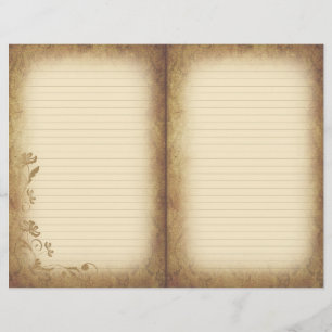 Lámina Libro de notas sobre la vejez y el estilo victoria