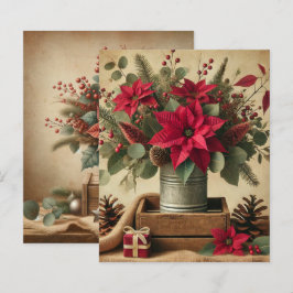 Lámina Libro de novelas de novelas rusas de Navidad vinta