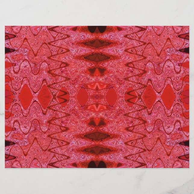 Lámina libro de raspado de textura roja (Anverso)