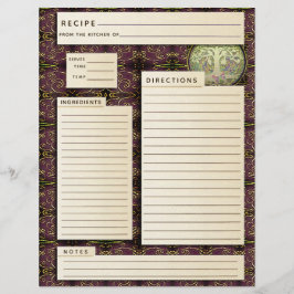 Lámina Libro de recetas de la familia de cosecha de cosec