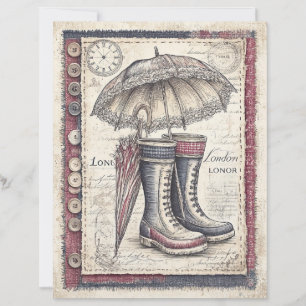 Lámina Libro de recortes de London & Lace Decoupage