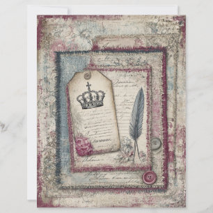 Lámina Libro de recortes de London & Lace Decoupage