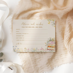 Lámina Libro Tema Consejos florales y deseos ducha de nov
