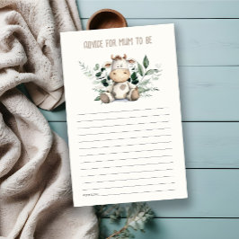 Lámina Libros De Foliage De Cow De Granja Cuta Para Baby 