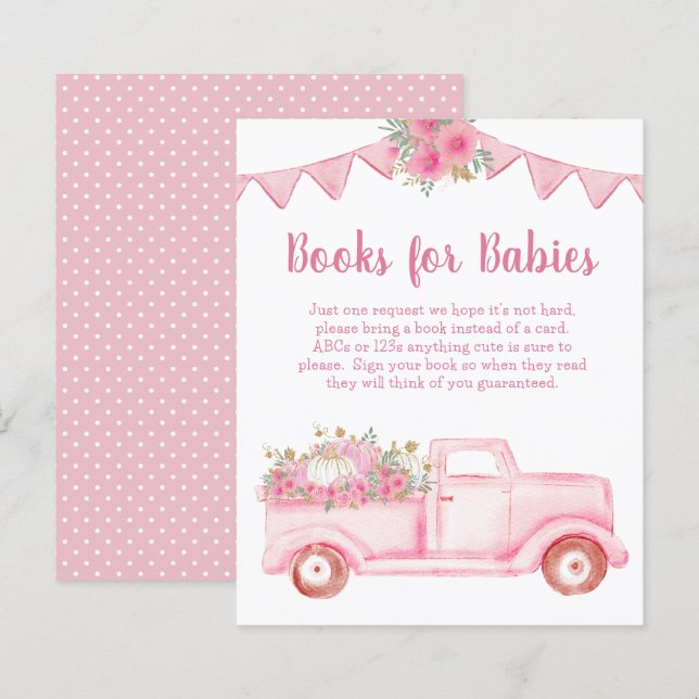 Lámina Libros de gemelas calabacita para bebés (Anverso / Reverso)