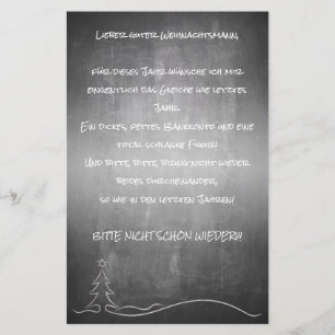 Lámina Lieber guter Weihnachtsmann