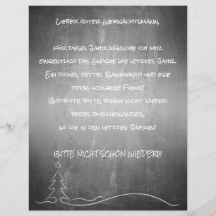 Lámina Lieber guter Weihnachtsmann