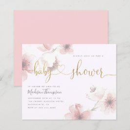 Lámina Lila | Presupuesto Cherry Blossom Floral Baby Show