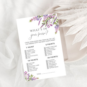 Lámina Lilac Lavender ¿Qué hay en tu juego de bolso?