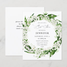 Lámina Lily del presupuesto de la Baby Shower floral de V