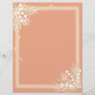 Lámina Lily of the Valley Stationery