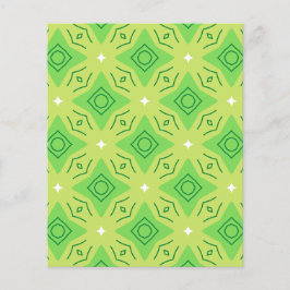 Lámina Lime Green Abstract Pattern 12.0 Scrapbook Paper