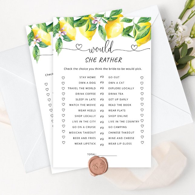 Lámina Limón acuarela Prefiere un juego de novias (Subido por el creador)