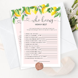 Lámina Limones acuarelas que conocen el mejor juego de ma