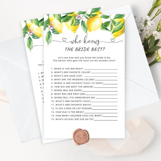 Lámina Limones acuarelas Quién conoce el mejor juego de l (Subido por el creador)